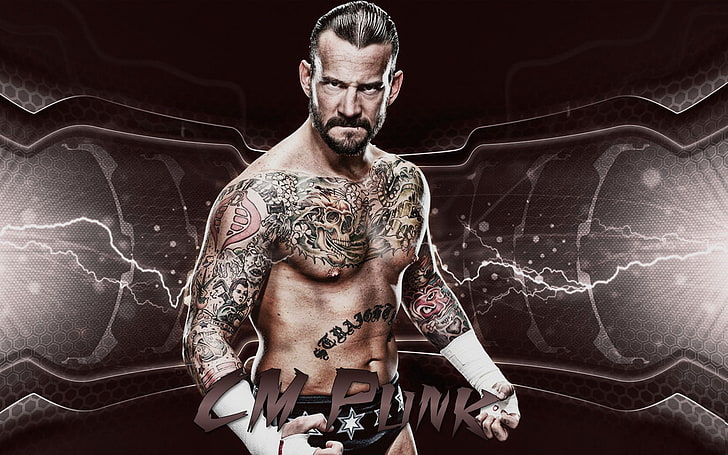 HD wallpaper: CM Punk Wrestler, Cm Punk, WWE, wwe champion, american, tattoo  | Wallpaper Flare