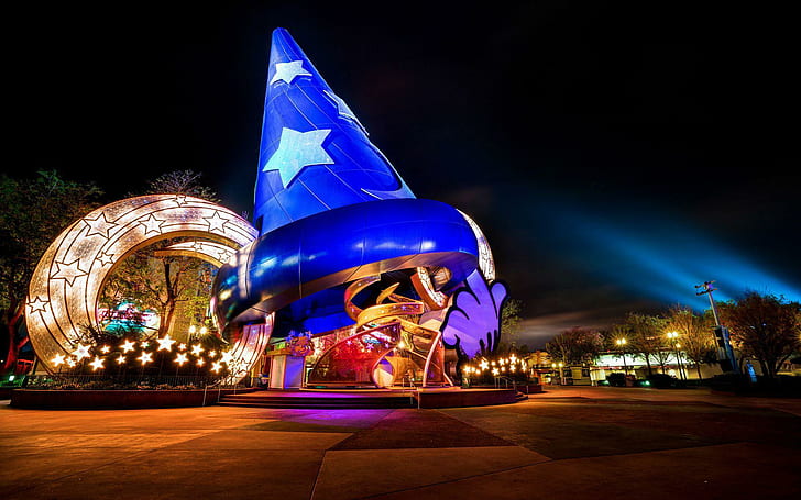 Walt Disney World Resort, wizard hat statue, 1920x1200, florida