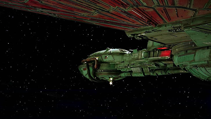 science fiction star trek klingon bird of prey, HD wallpaper