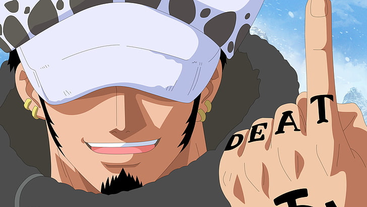 Download Trafalgar Law, a Pirate Captain of the Worst Generation in the  series One Piece. Wallpaper | Wallpapers.com