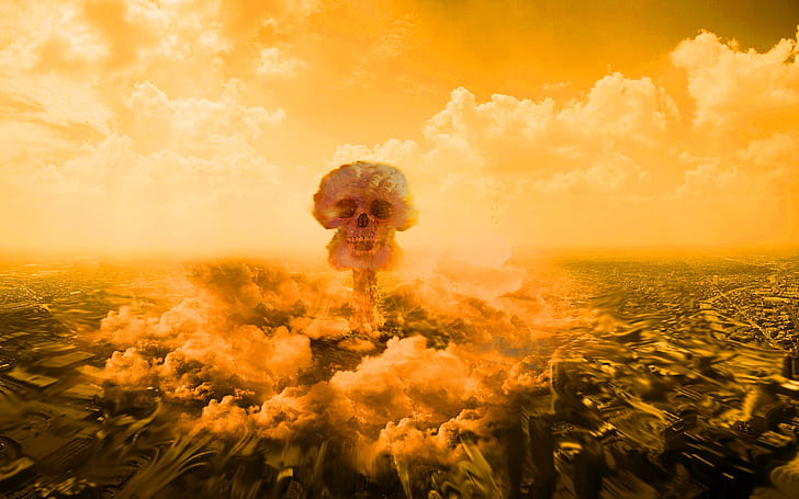 Nuclear explosion mushroom cloud, HD wallpaper
