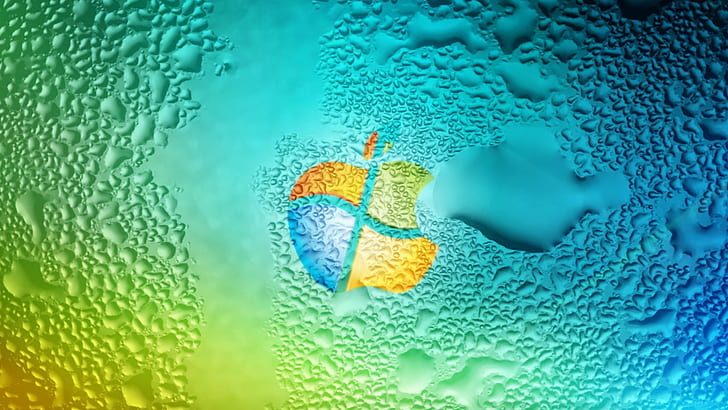 Cool, Windows, Logo, Background, Apple, HD wallpaper