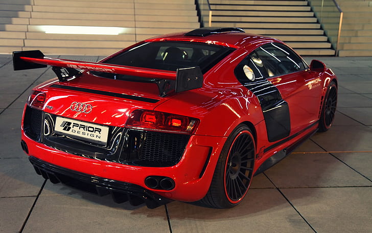 Prior-Design, Audi, R8, GT650, the car, the tail of, Tuning, HD wallpaper