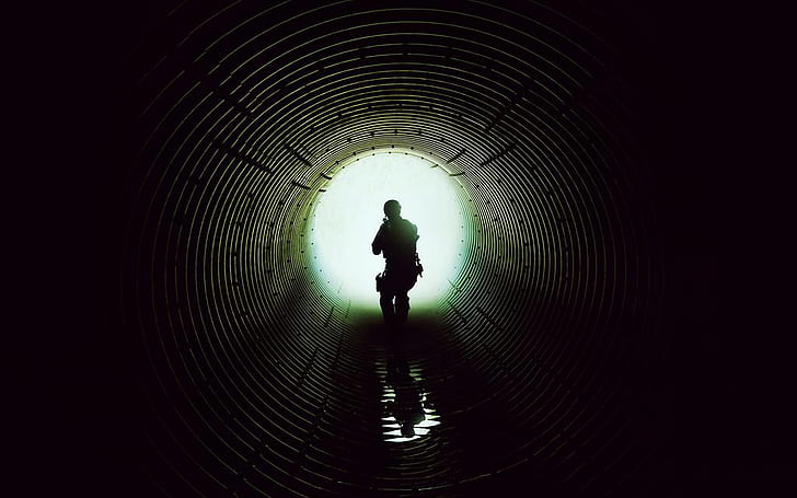 HD wallpaper: Sicario Sewer Tunnel, fbi