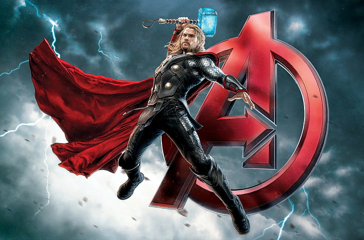 Marvel Studios Thor digital wallpaper, Avengers: Age of Ultron, HD wallpaper
