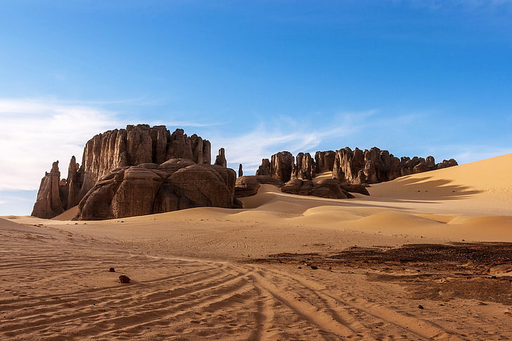 desert 4k wallpaper free, sky, sand, scenics - nature, tranquil scene