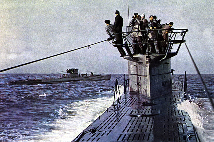 Warships, German Type VII submarine, HD wallpaper