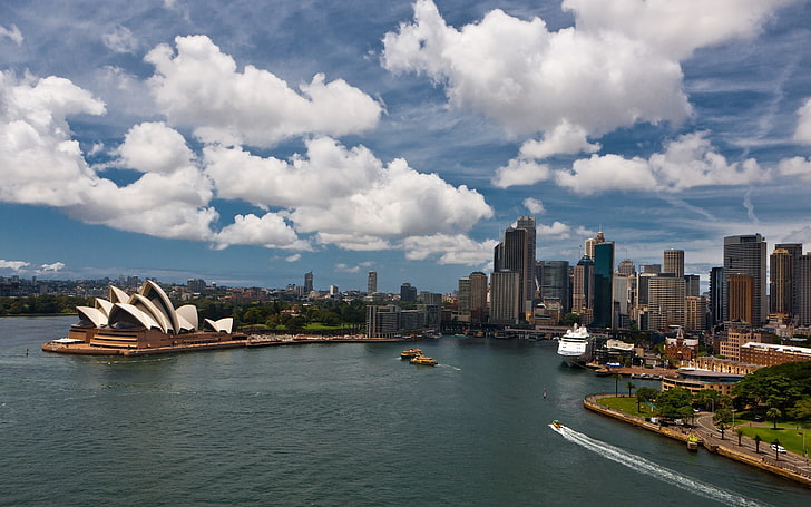 Sydney, Australia, cityscape, Sydney Opera House, built structure, HD wallpaper