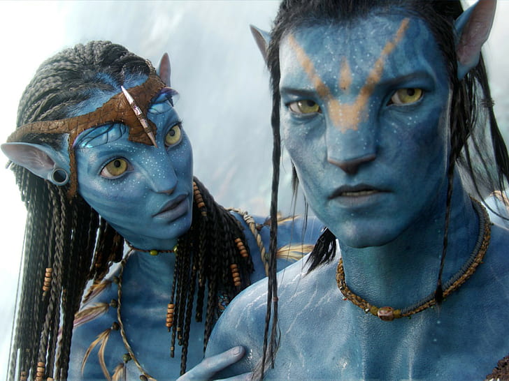 Avatar, blue skin, HD wallpaper