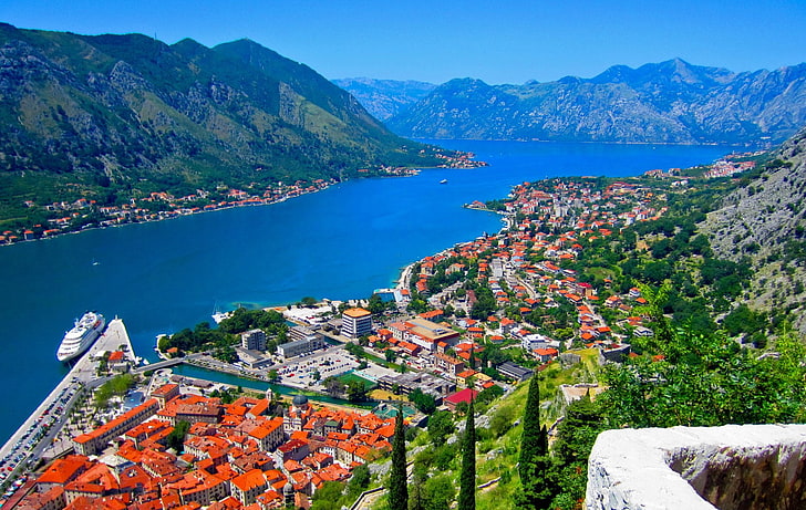 Towns, Kotor, Coast, House, Montenegro, HD wallpaper