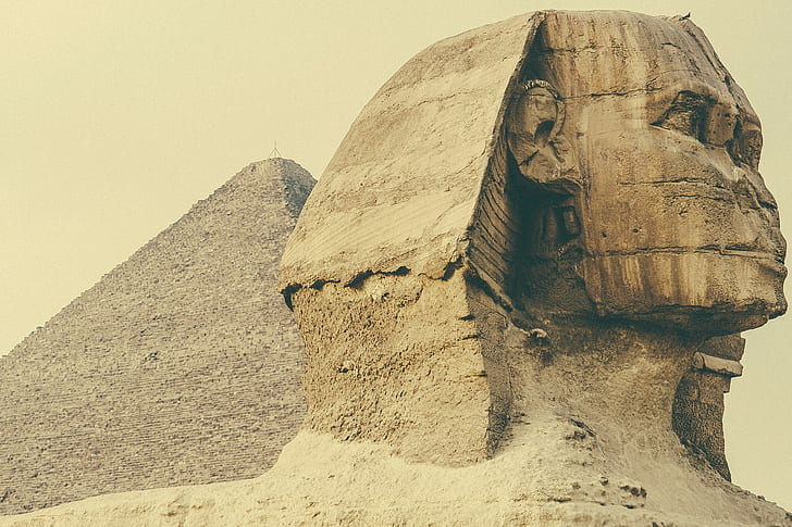 Egypt, sphinx, HD wallpaper