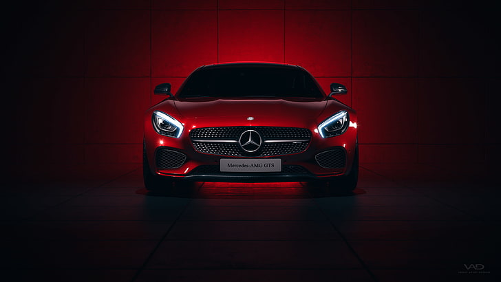 4K, Mercedes-AMG GTS, CGI, HD wallpaper