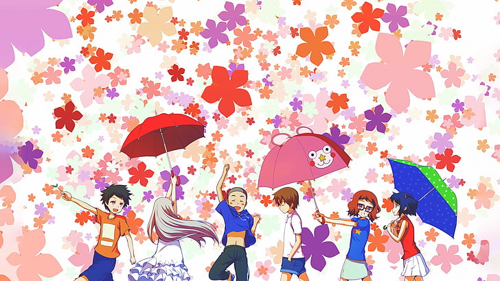 Ano Hi Mita Hana no Namae wo Bokutachi wa Mada Shiranai, group of people, HD wallpaper