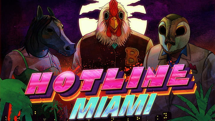 Hotline Miami, hotline miami poster, games, 1920x1080, HD wallpaper