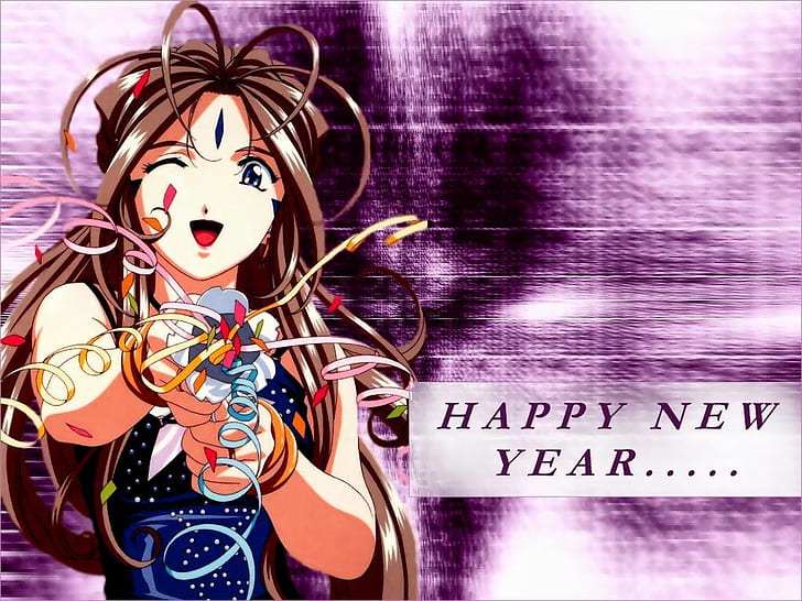 HD wallpaper: Ah My Goddess anime Happy New Year Anime Ah! My Goddess HD  Art | Wallpaper Flare