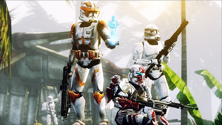 Star Wars clone troopers, attack, Star Wars: The Clone Wars, pearls, HD wallpaper