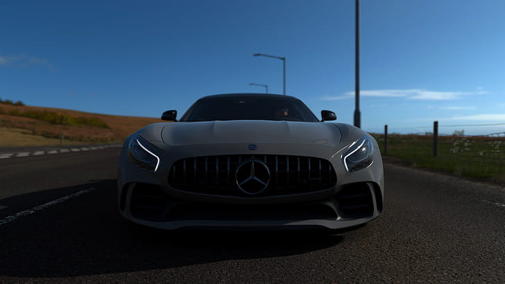 Forza, Forza Horizon 4, car, vehicle, Mercedes Benz, video games, HD wallpaper