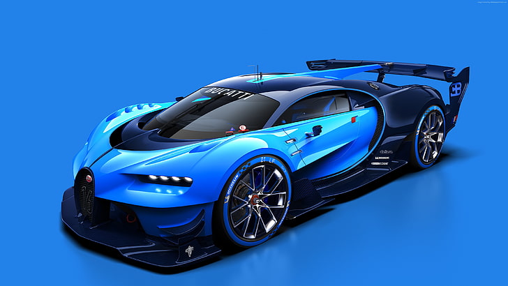 Bugatti Vision Gran Turismo, Grand Sport, sport car, HD wallpaper