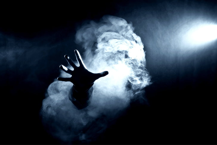 photography, smoke, mist, digital art, hands, people, smoke - physical structure