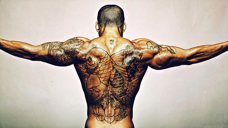 HD wallpaper: Man, Bodybuilder, 4K, Tattoos | Wallpaper Flare