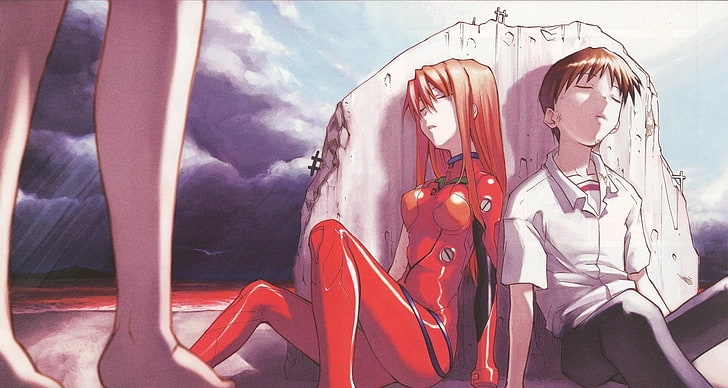 Evangelion Asuka, Neon Genesis Evangelion, Asuka Langley Soryu, HD wallpaper