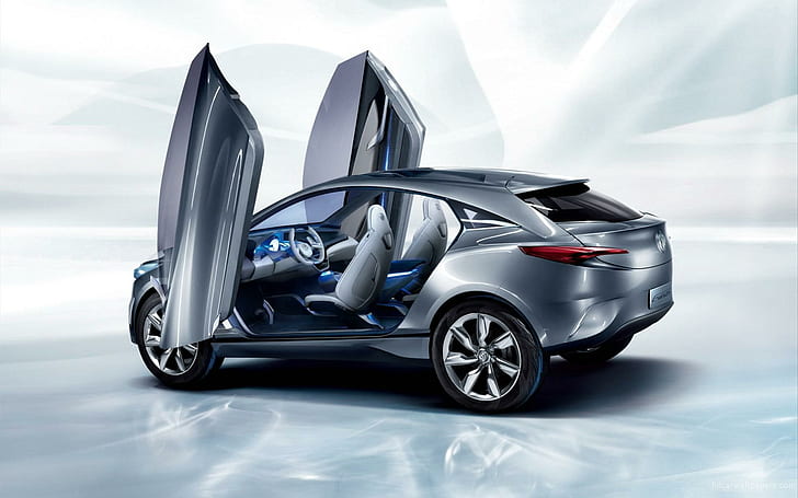 2011 Buick Envision Concept 3, silver sliding door suv, cars, HD wallpaper