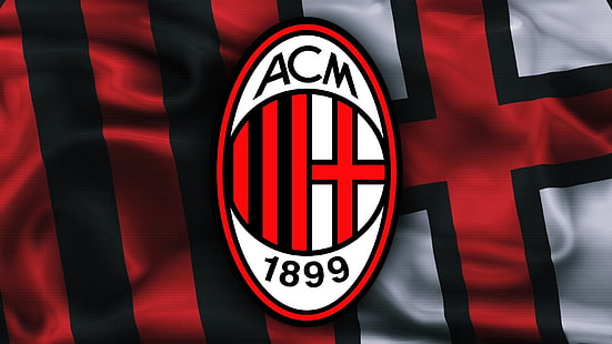HD wallpaper: 1899 AC Milan logo, sports, soccer clubs, Italy, sign ...