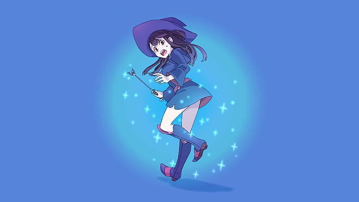 anime, anime girls, Little Witch Academia, Kagari Atsuko, boots