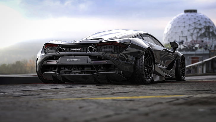 McLaren 720S, Rostislav Prokop, car, vehicle, concept art HD wallpaper