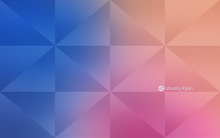 Ubuntu, pattern, backgrounds, abstract, design, triangle shape, HD wallpaper