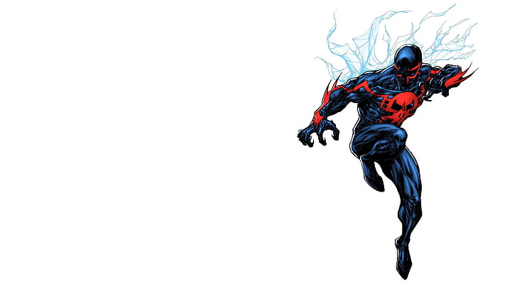 spider man 2099, full length, copy space, one person, sport, HD wallpaper