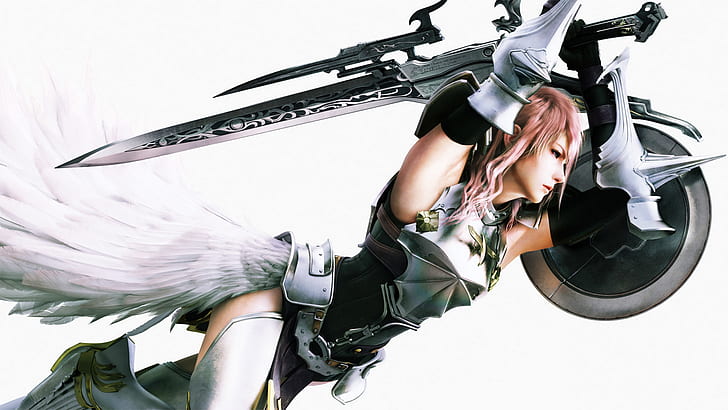 sword, armor, shield, Final Fantasy, Final Fantasy XIII-2