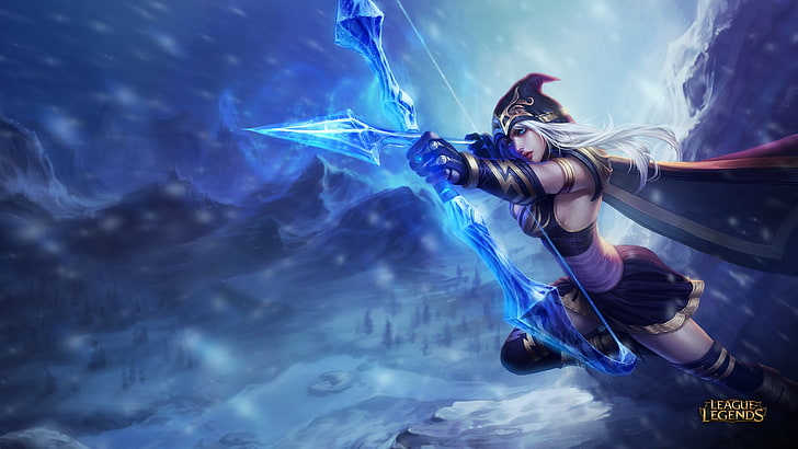 Ashe League Of Legends Art Wallpaper, HD Games 4K Wallpapers, Images and  Background - Wallpapers Den