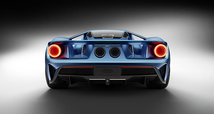 Ford, Ford GT40, car, blue cars, vehicle, HD wallpaper