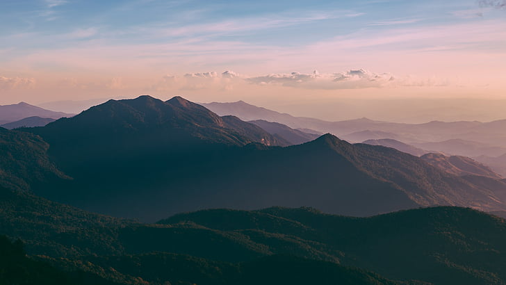HD wallpaper: mountain view, Mountains, Cliff, Peak, Doi Inthanon, Thailand  | Wallpaper Flare