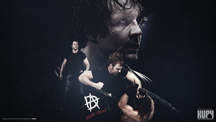 WWE, Dean Ambrose, wrestling, portrait, adult, studio shot, HD wallpaper