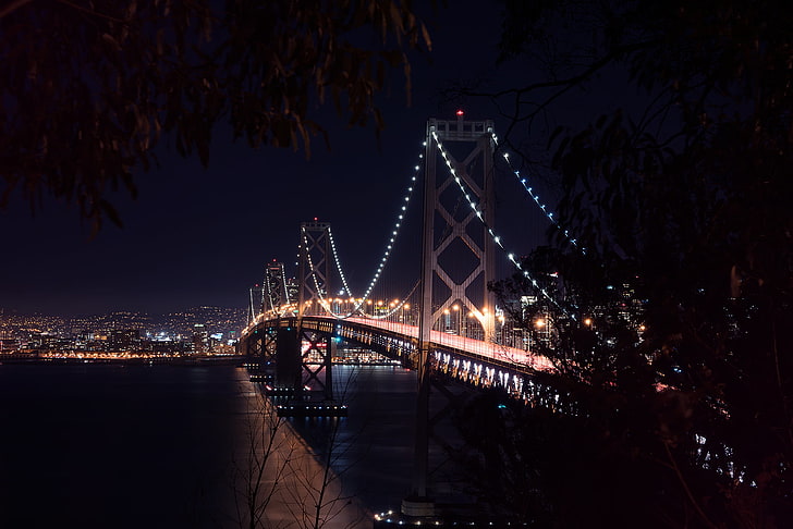 City, Landscape, Bay Bridge, Architecture, San-Francisco, West, HD wallpaper