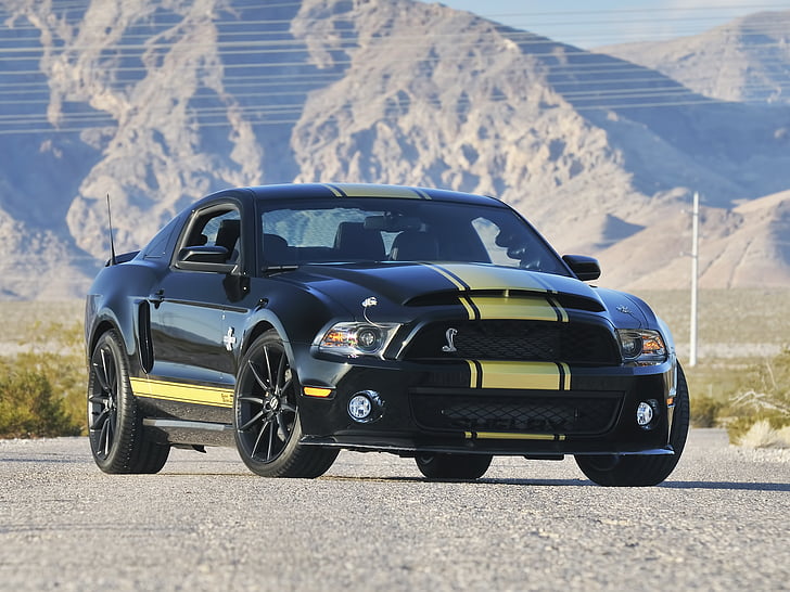 2012, ford, gt500, muscle, mustang, shelby, super snake, HD wallpaper