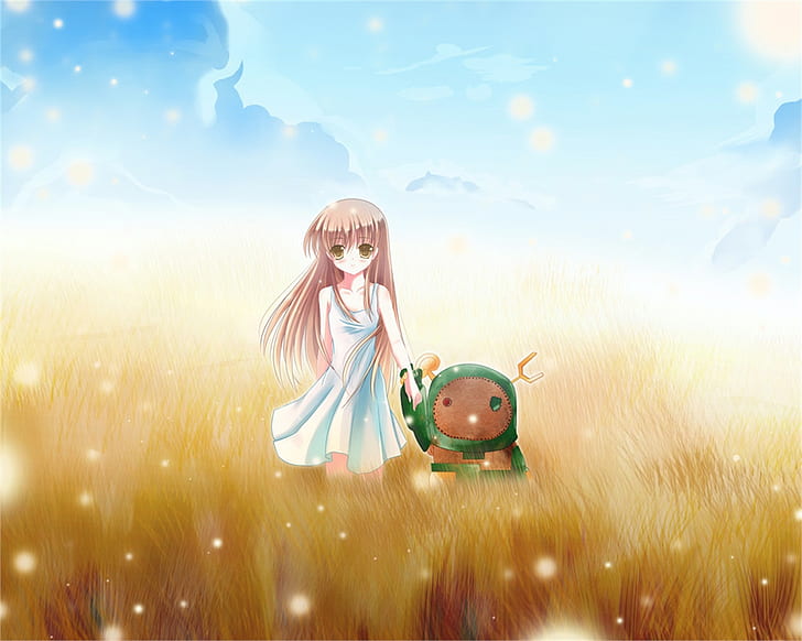 Hd Wallpaper Anime Clannad Girl From The Illusionary World Junk Robot Wallpaper Flare