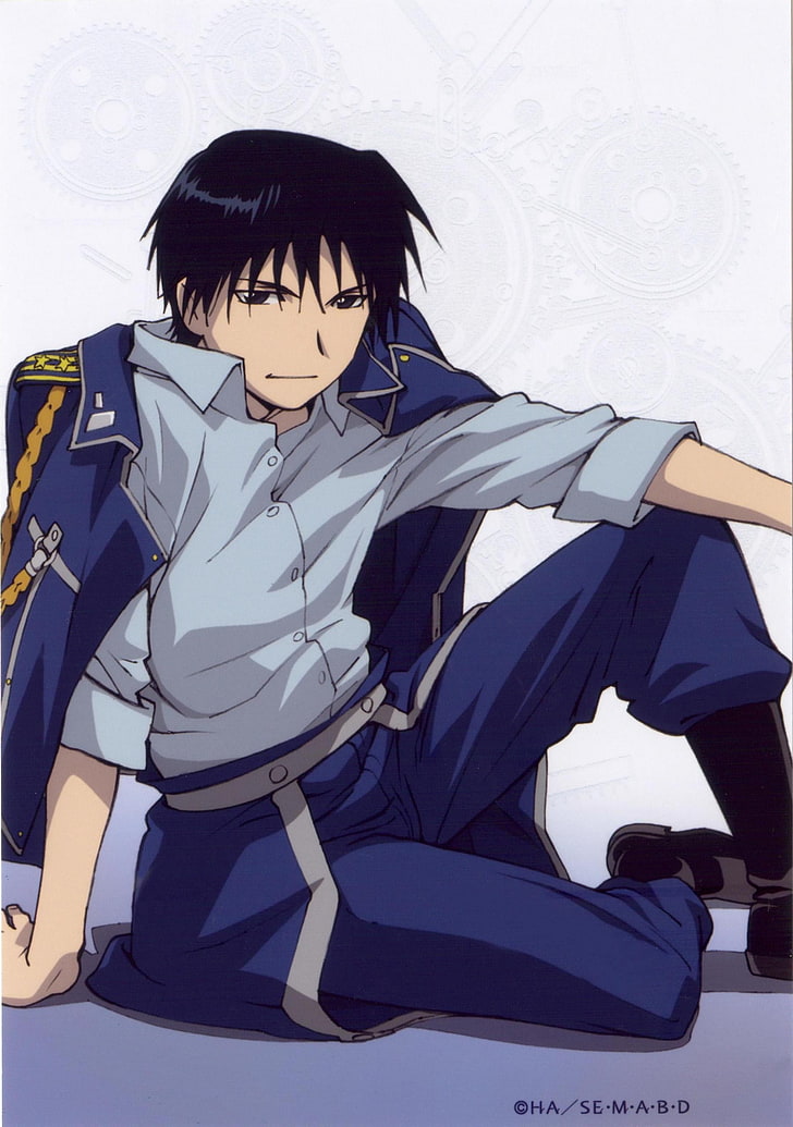 HD wallpaper: Full Metal Alchemist officer character, Roy Mustang, one  person | Wallpaper Flare