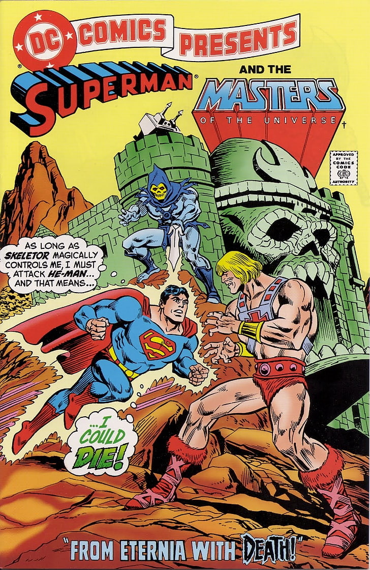 DC Comics Superman comic book, He-Man, He-Man and the Masters of the Universe