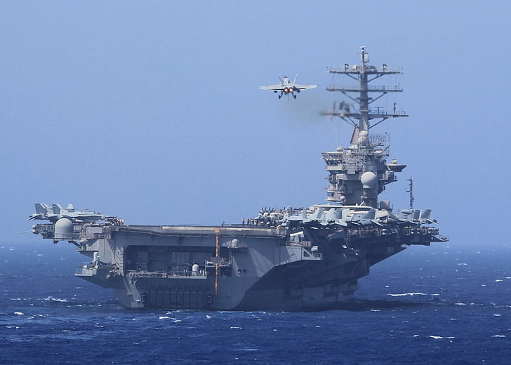 Warships, USS Nimitz (CVN-68), Aircraft Carrier, Boeing F/A-18E/F Super Hornet