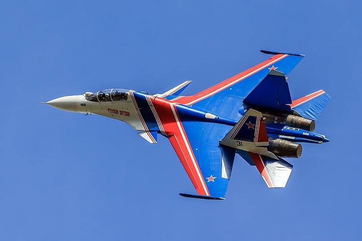 Jet Fighters, Sukhoi Su-30, Aircraft, Warplane