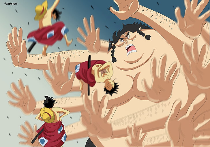 One Piece, Monkey D. Luffy, Urashima, One Piece (Cap 916), representation, HD wallpaper