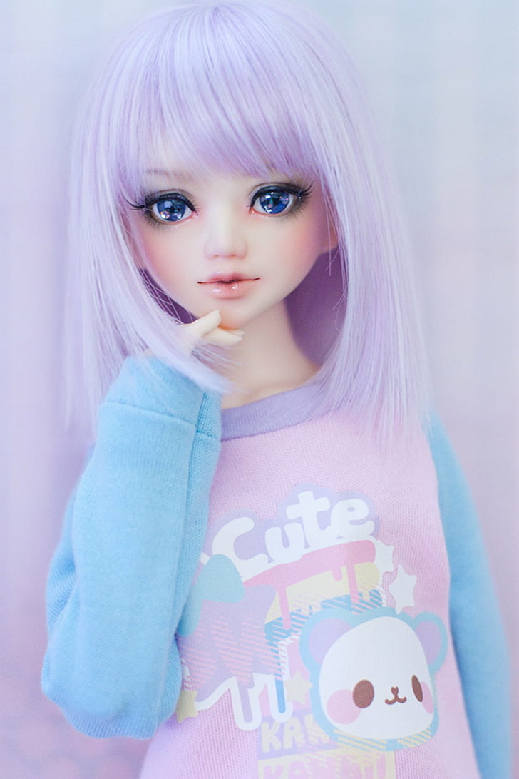 HD wallpaper: beautiful, cute, doll, dress, girl, hair, long, pastel,  pretty | Wallpaper Flare
