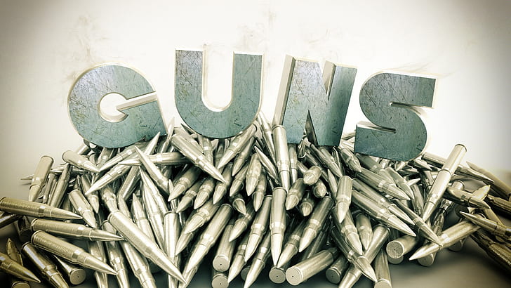 Guns, bullet, 3D design
