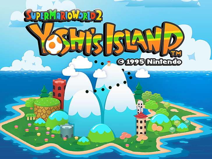 Mario, Super Mario World 2: Yoshi's Island, HD wallpaper