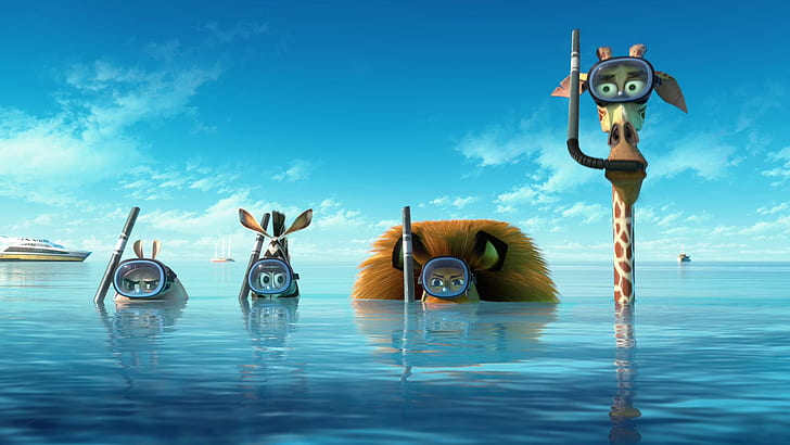 Madagascar 3: Europe's Most Wanted, HD wallpaper