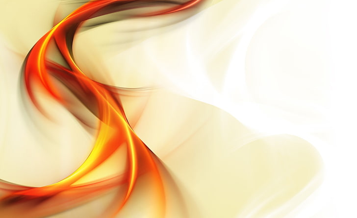 Abstract Colour Background Orange, red and beige abstract illustration, HD wallpaper