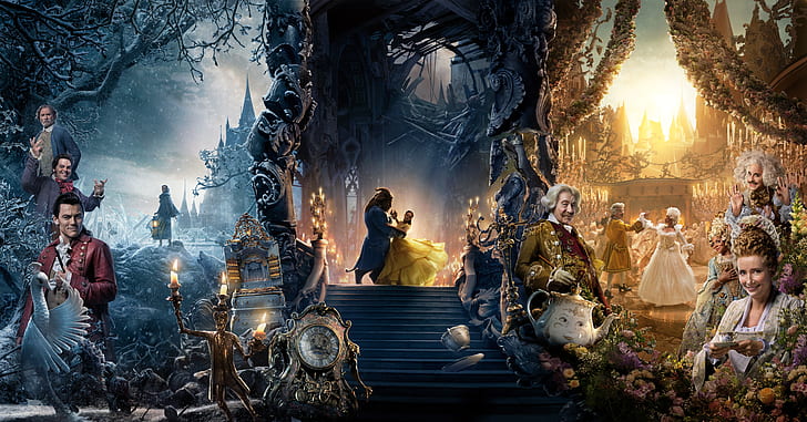 Beauty and the Beast, 4K, HD wallpaper
